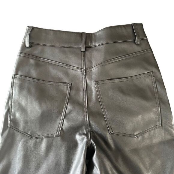 Zara faux leather pants size 2 - Picture 5 of 7